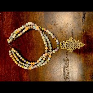 Akola multi strand necklace